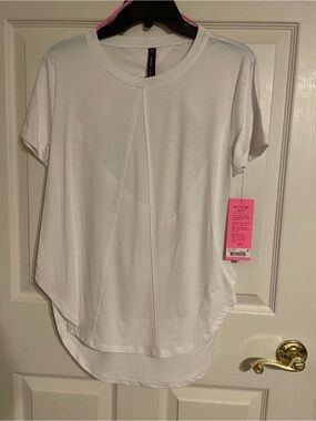 Betsey Johnson Draped Back Tee, Size Medium, NWT